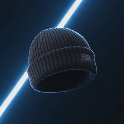 Bluetooth headphone music beanie